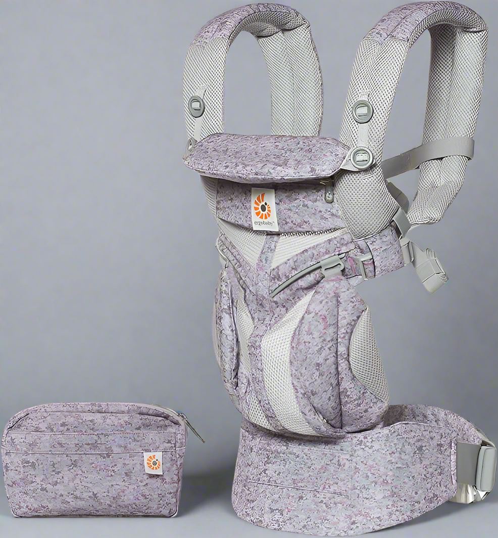 Porte Bébé - BreathBabyBag™ - Mauve Lavande - Paradis des Bébés