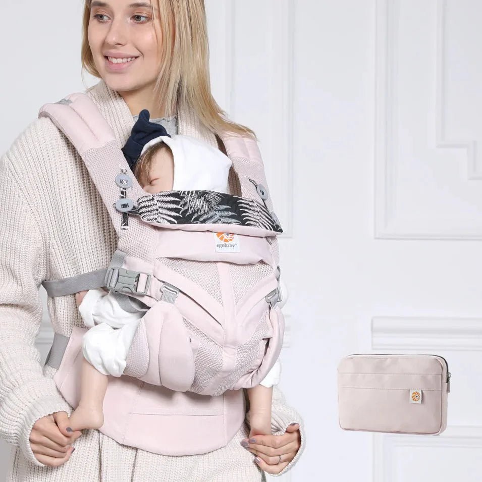 Porte Bébé - BreathBabyBag™ - Rose Maille - Paradis des Bébés