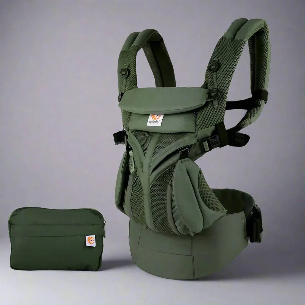 Porte Bébé - BreathBabyBag™ - Vert Olive - Paradis des Bébés